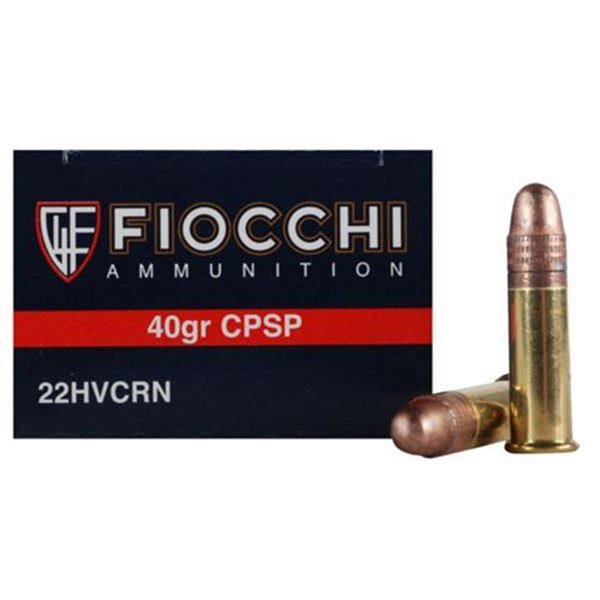 Picture of Fiocchi Shooting Dynamics Ammo .22 Long Rifle 40 Grain Copper Plated Solid Point (Box of 50)