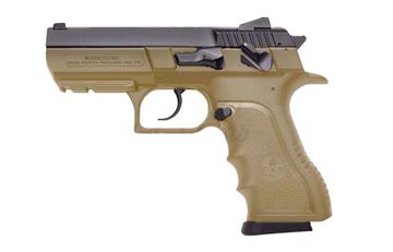 Picture of IWI JERICHO 941 ENHANCED Mid-Size Polymer Frame Pistol 9mm Luger 3.8" Barrel (2x)16RD Mag Flat Dark Earth